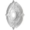 Ekena Millwork Attica Thermoformed PVC Ceiling Medallion Fits Canopies up to 6 3/4-in., Aged Copper CMP19ATCAC - alternate 4